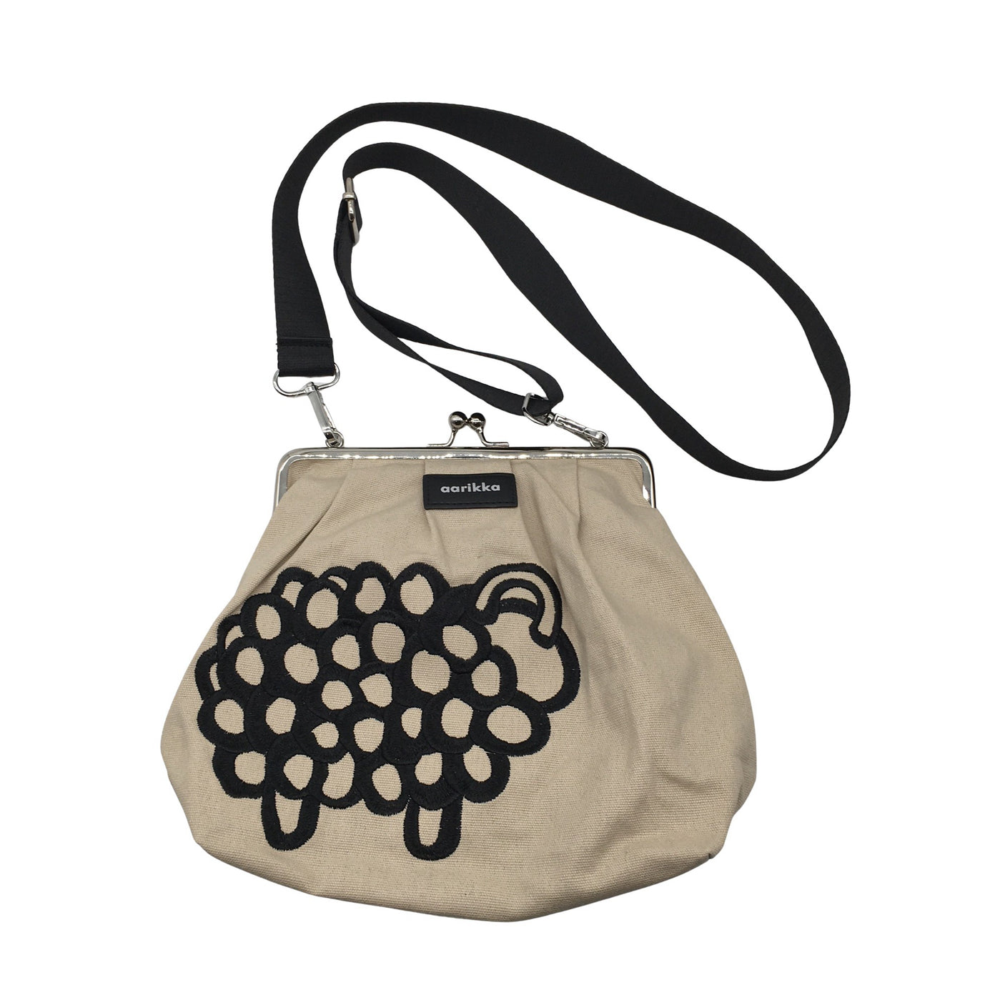 Naisten Aarikka - Olkalaukku, koko Midi - Beige (1)