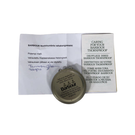 Miesten Barbour - Ulkoilutakki, koko L - Vihreä (2)