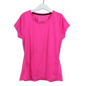Tyttöjen Soc - Urheilupaita, lyhyet hihat, koko 146 - 152 - Pinkki (1)