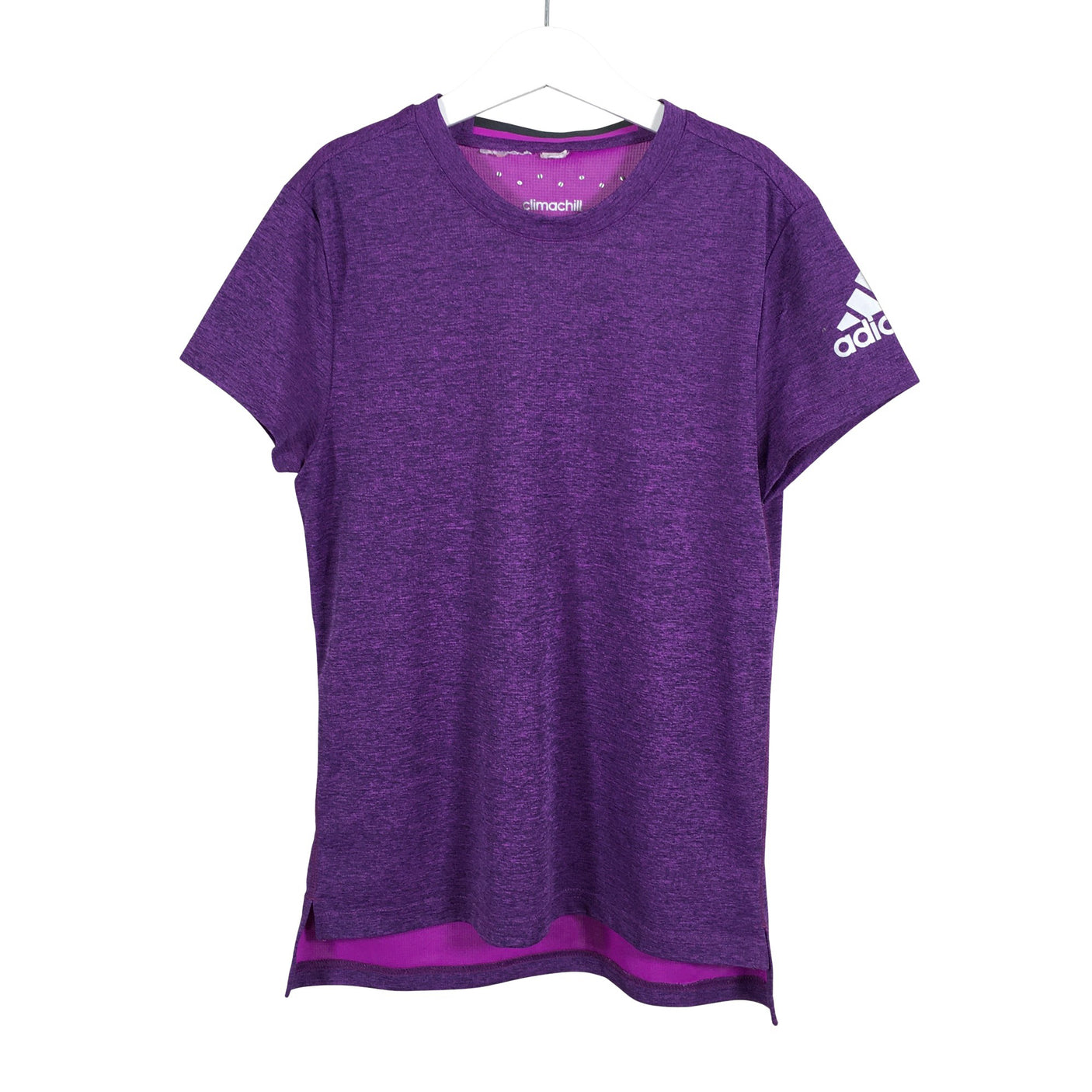Tyttöjen Adidas - Urheilupaita, lyhyet hihat, koko 134 - 140 - Violetti (1)