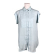 Naisten Armani Exchange - Lyhythihainen pusero, koko 40 - Vaaleansininen ()