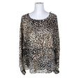 Naisten DKNY - Lyhythihainen pusero, koko 40 - Ruskea ()