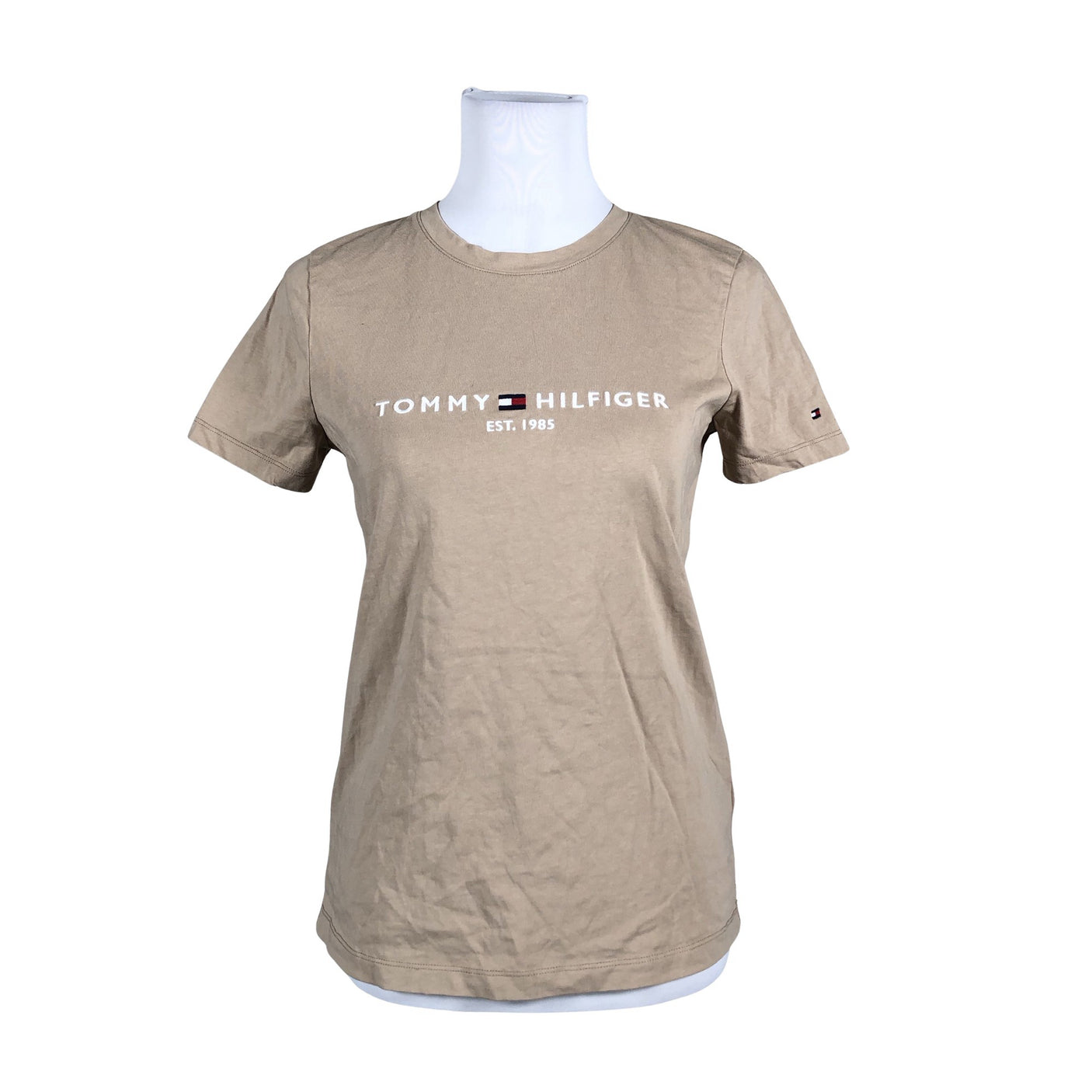 Naisten Tommy Hilfiger - T-paita, koko 36 - Beige (1)