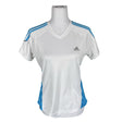 Naisten Adidas - Urheilupaita, lyhyet hihat, koko 40 - Valkoinen ()