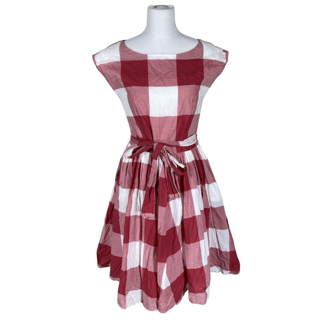 Naisten Laura Ashley - Kangasmekko, koko 38 - Viininpunainen ()