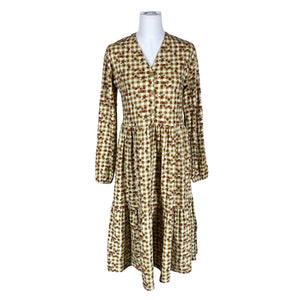 Naisten Mainio - Trikoomekko, koko 34 - Beige (1)