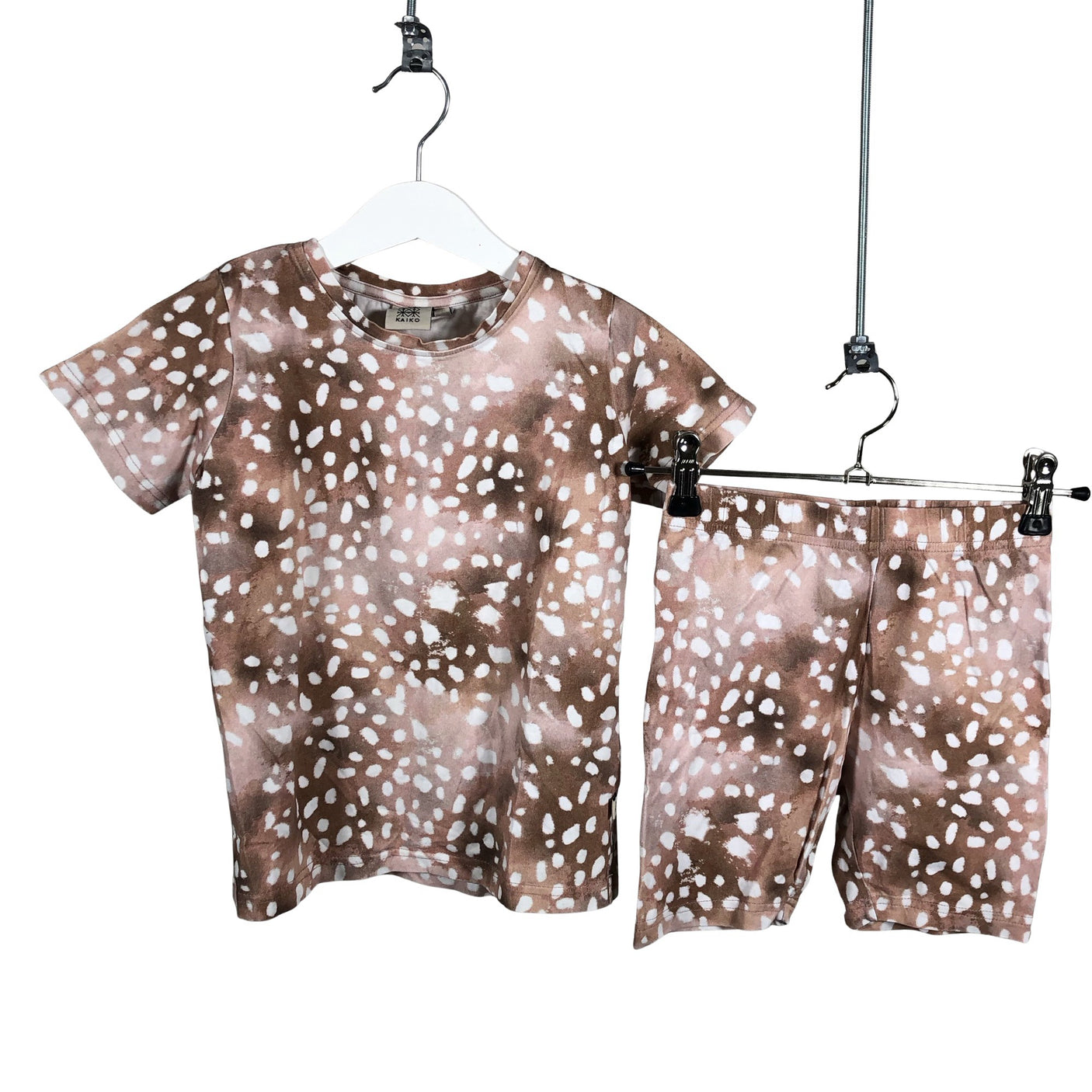 Unisex Kaiko - T-paita, koko 110 - 116 - Beige (1)