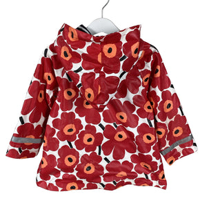 Unisex Marimekko - Sadetakki, koko 98 - 104 - Punainen (2)