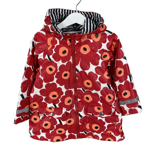 Unisex Marimekko - Sadetakki, koko 98 - 104 - Punainen (1)