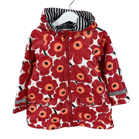 Unisex Marimekko - Sadetakki, koko 98 - 104 - Punainen ()