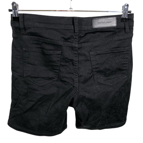 Naisten Perfect Jeans - Farkkushortsit, koko 40 - Musta (2)