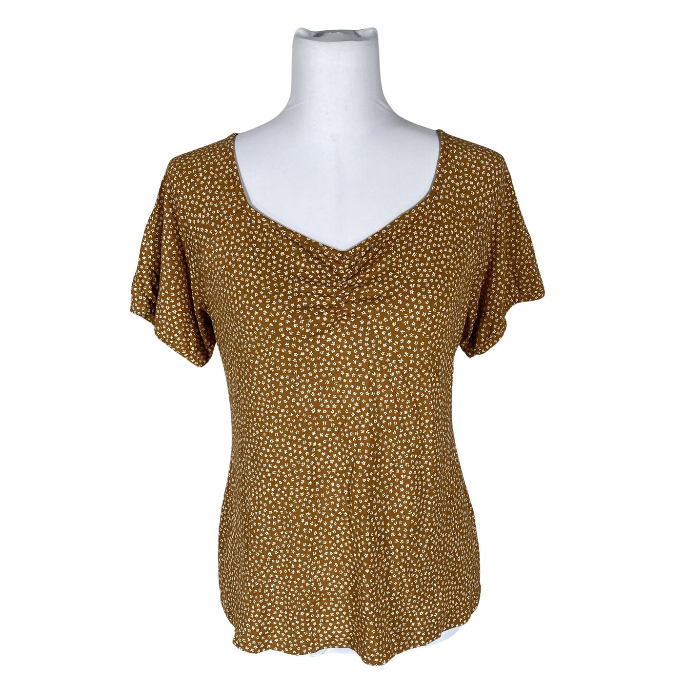 Naisten Nanso - T-paita, koko 38 - Ruskea (1)