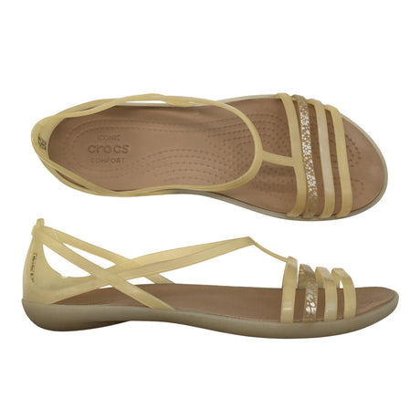 Naisten Crocs - Sandaalit, koko 39 - Beige ()