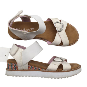 Tyttöjen Skechers - Sandaalit, koko 35 - Valkoinen (1)