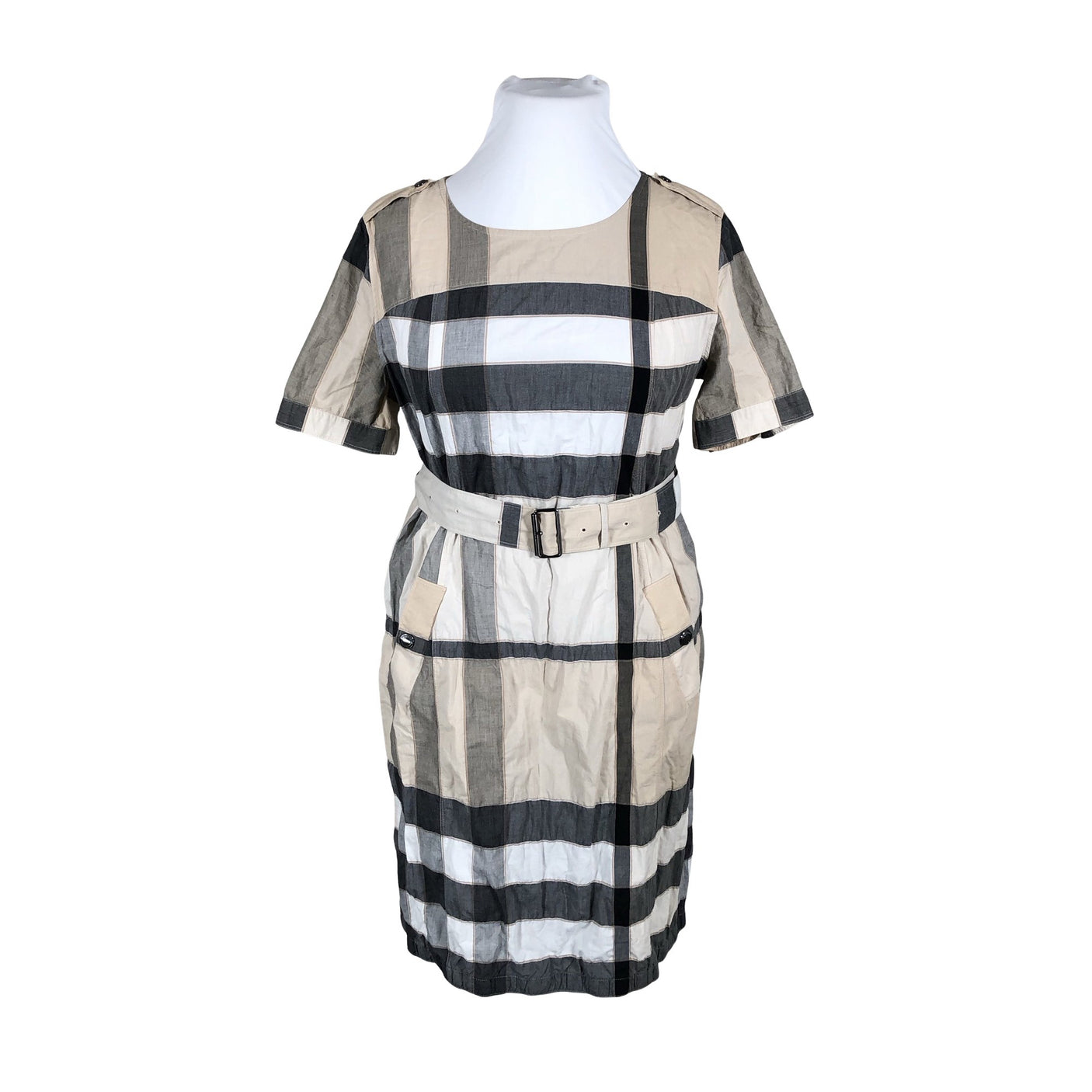 Naisten Burberry Brit - Kangasmekko, koko 44 - Beige (1)