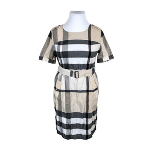 Naisten Burberry Brit - Kangasmekko, koko 44 - Beige (1)
