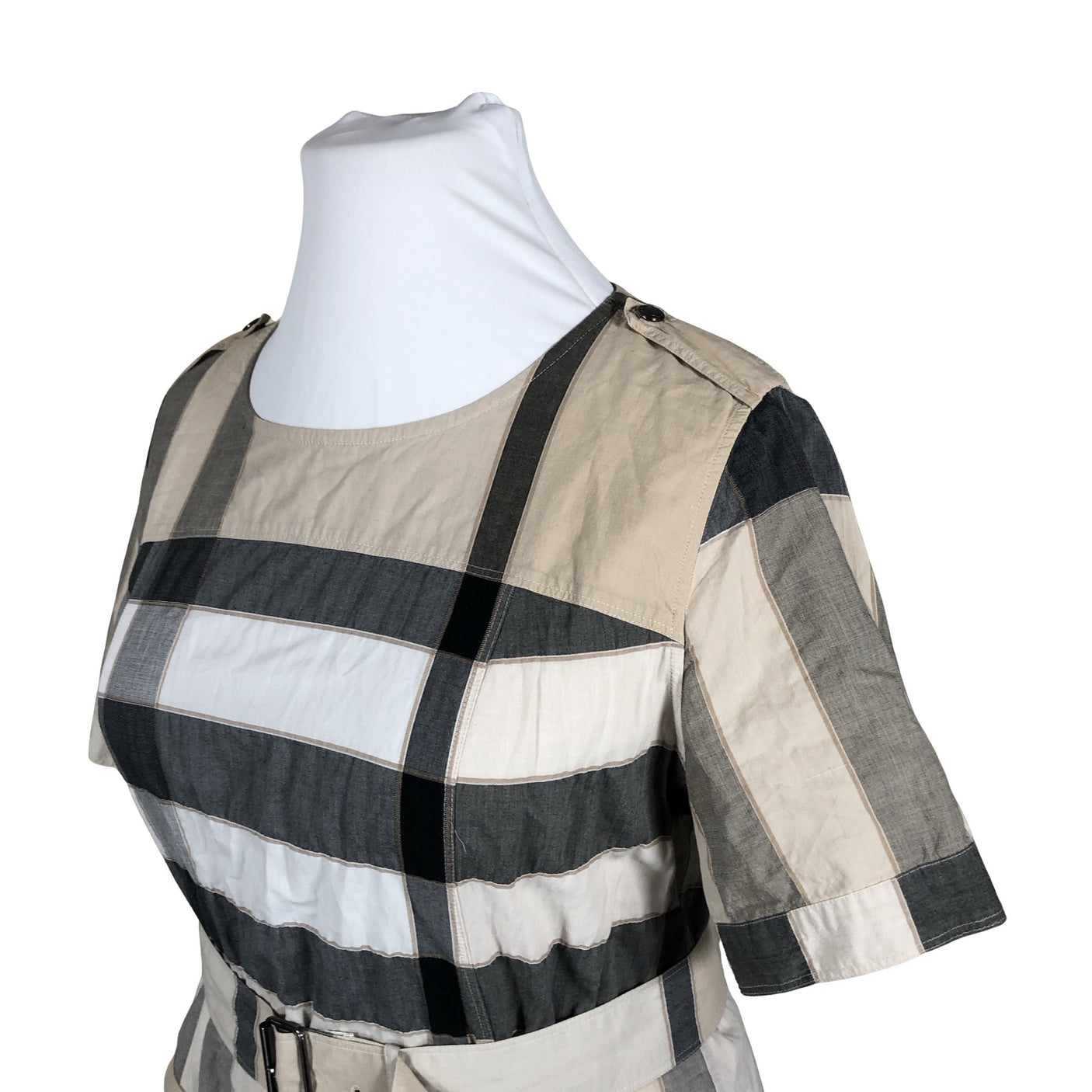 Naisten Burberry Brit - Kangasmekko, koko 44 - Beige (3)