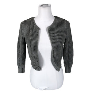 Naisten Massimo Dutti - Neulebolero, koko 36 - Harmaa (1)