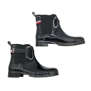Naisten Tommy Hilfiger - Kumisaappaat, koko 39 - Musta (1)