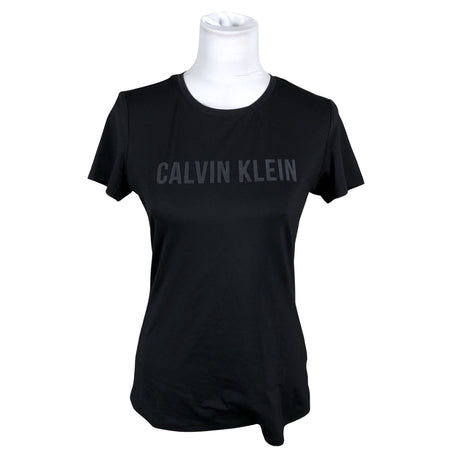 Naisten Calvin Klein - Urheilupaita, lyhyet hihat, koko 36 - Musta ()