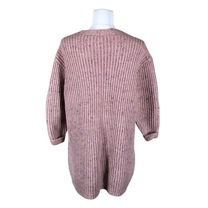 Naisten Handmade - Neuletakki, koko 40 - Vaaleanpunainen (2)