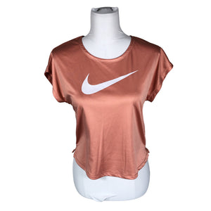 Naisten Nike - Urheilupaita, lyhyet hihat, koko 36 - Vaaleanpunainen (1)
