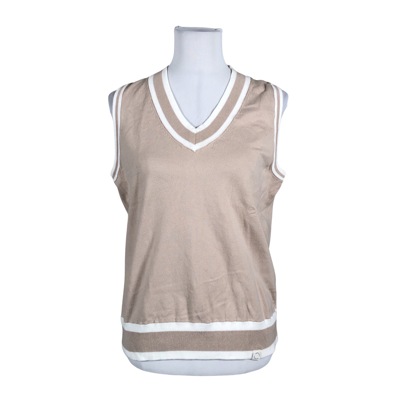 Naisten Röhnisch - Neuleliivi, koko 40 - Beige (1)