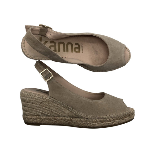 Naisten Kanna - Kiilakorkosandaalit, koko 38 - Beige ()