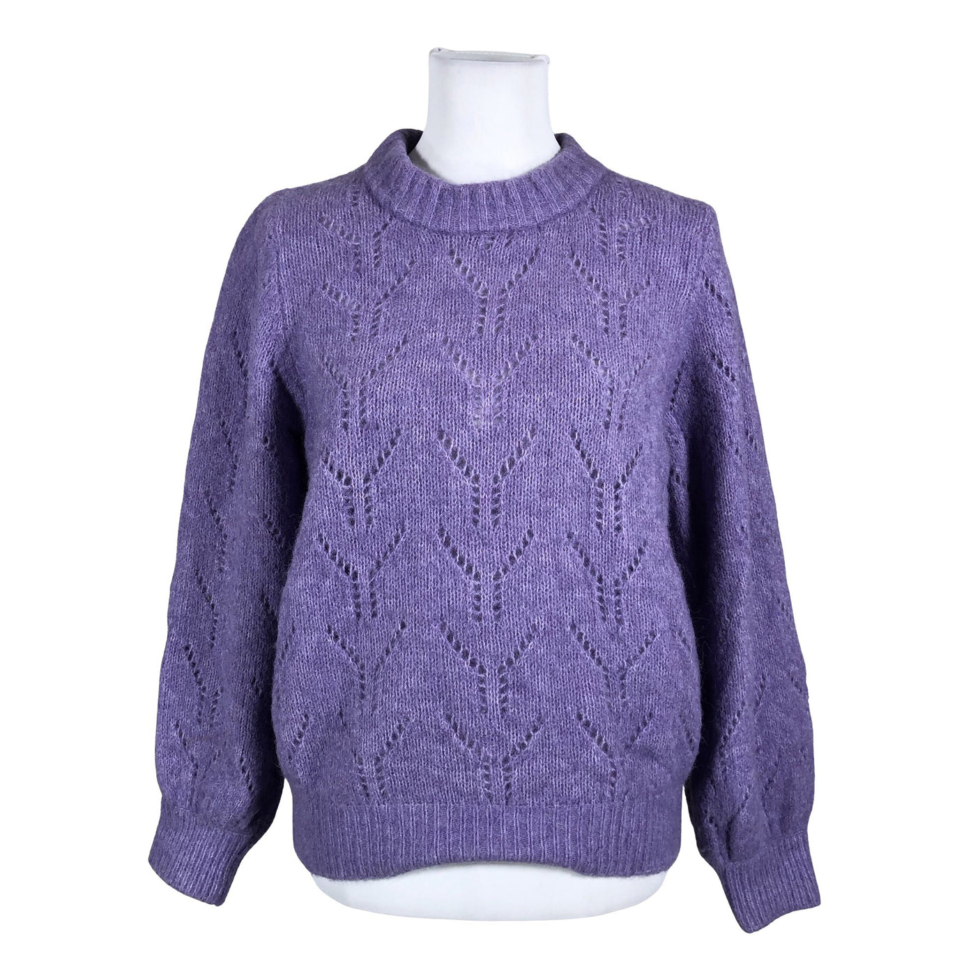 Naisten Lindex - Neulepaita, koko 38 - Violetti (1)