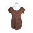 Naisten Maison Scotch - T-paita, koko 36 - Ruskea ()