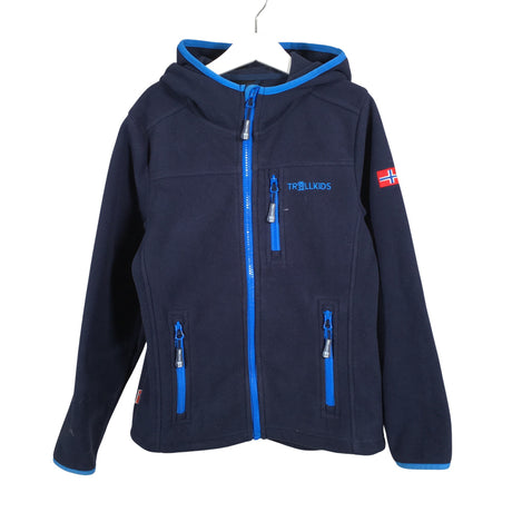 Unisex Trollkids - Fleecetakki, koko 134 - 140 - Sininen ()