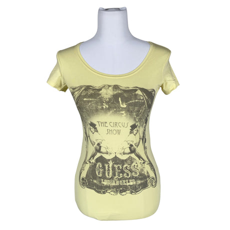 Naisten Guess - T-paita, koko 34 - Keltainen ()