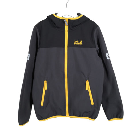 Unisex Jack Wolfskin - Softshell-takki, koko 134 - 140 - Harmaa ()