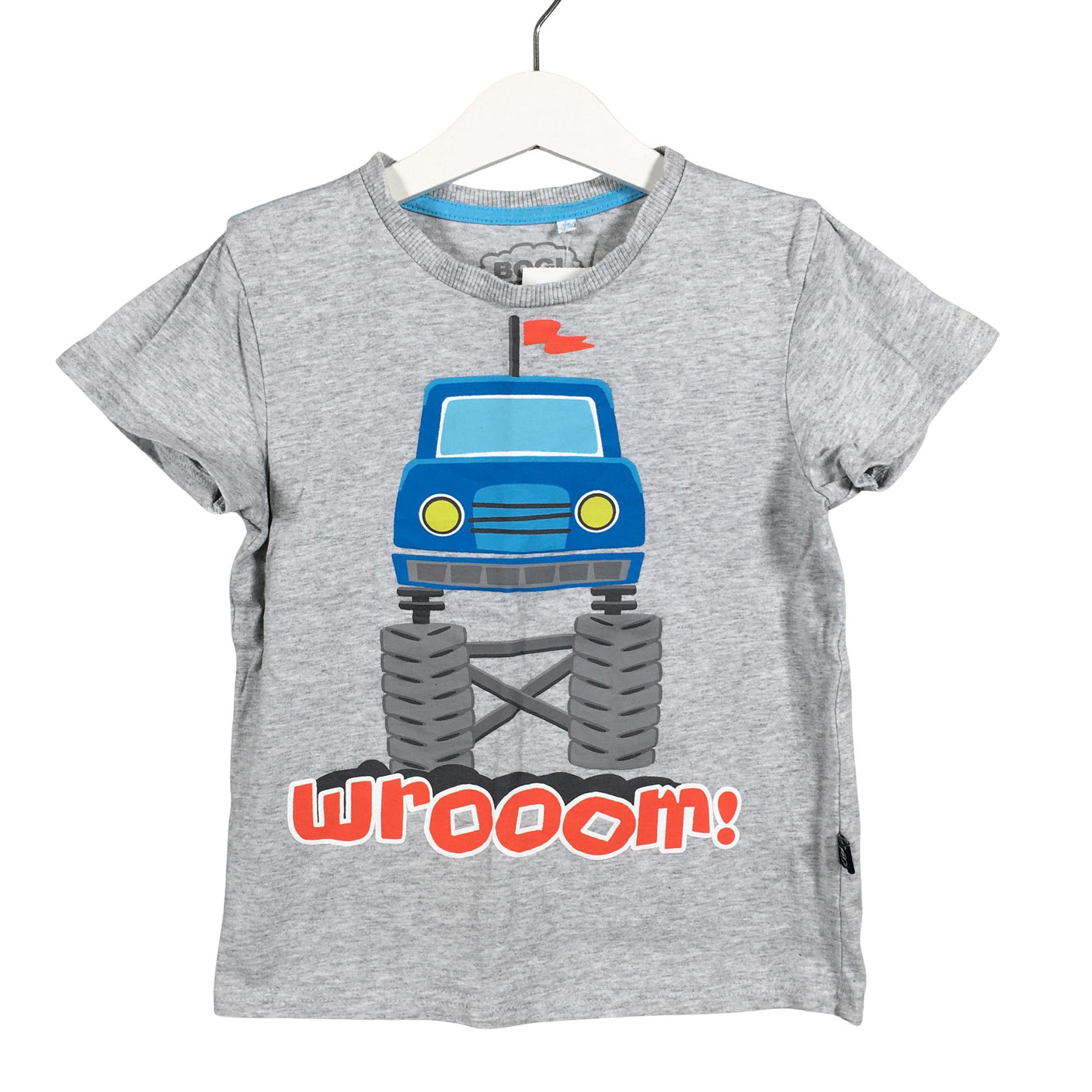 Unisex Bogi - T-paita, koko 110 - 116 - Harmaa (1)