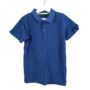 Unisex Bogi - Pikeepaita, koko 122 - 128 - Sininen (1)