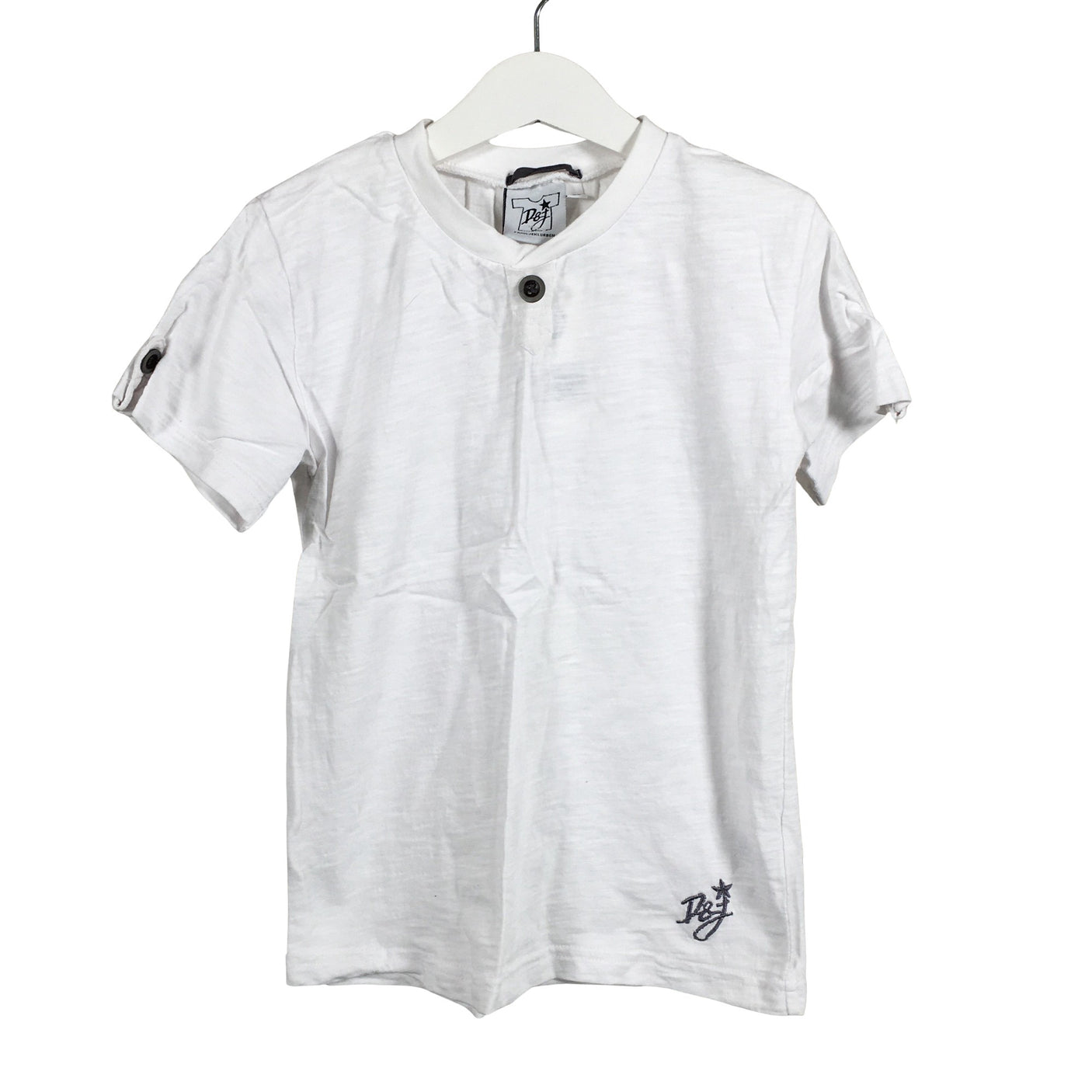 Unisex D&J Familjeklubben - T-paita, koko 116 - 122 - Valkoinen (1)