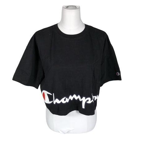 Naisten Champion - T-paita, koko 38 - Musta ()