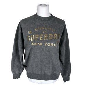 Naisten Superdry - Collegepaita, koko 38 - Harmaa (1)