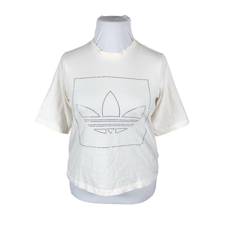 Naisten Adidas - T-paita, koko 42 - Luonnonvalkoinen ()