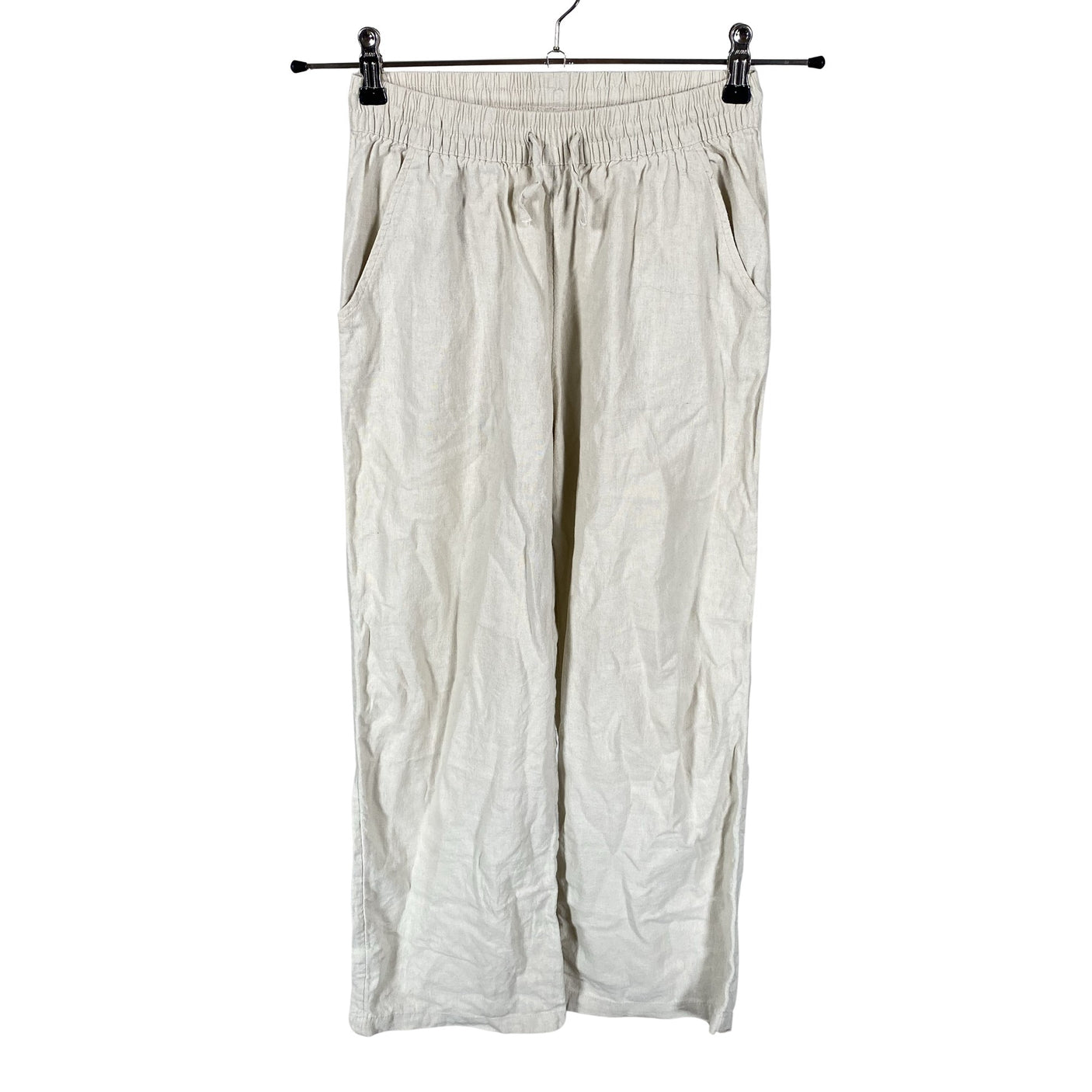 Tyttöjen Lindex - Kangashousut, koko 146 - 152 - Beige (1)