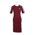 Naisten Adidas - Trikoomekko, koko 38 - Viininpunainen ()