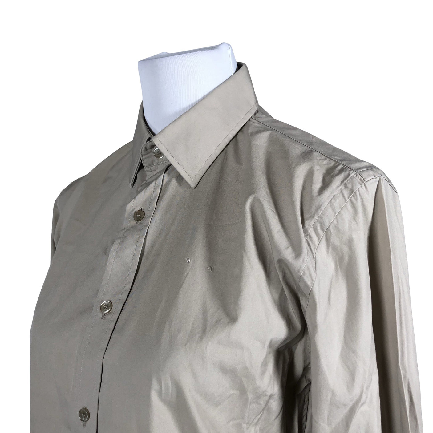 Naisten Burberry - Kauluspaita, koko 38 - Beige (2)