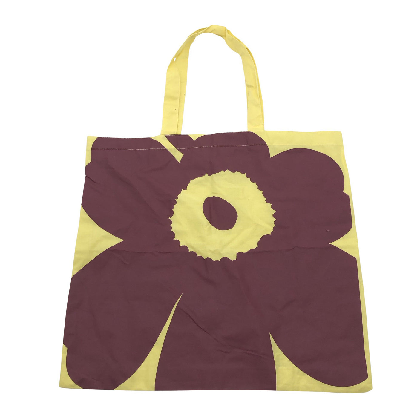 Naisten Marimekko - Ostoskassi, koko Maxi - Keltainen (1)