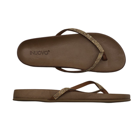 Naisten Inuovo - Sandaalit, koko 38 - Ruskea ()