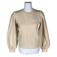 Naisten Ganni - Collegepaita, koko 36 - Beige ()