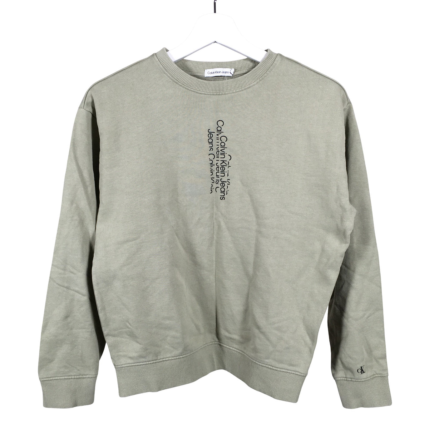 Unisex Calvin Klein Jeans - Collegepaita, koko 152 - 158 - Vihreä (1)