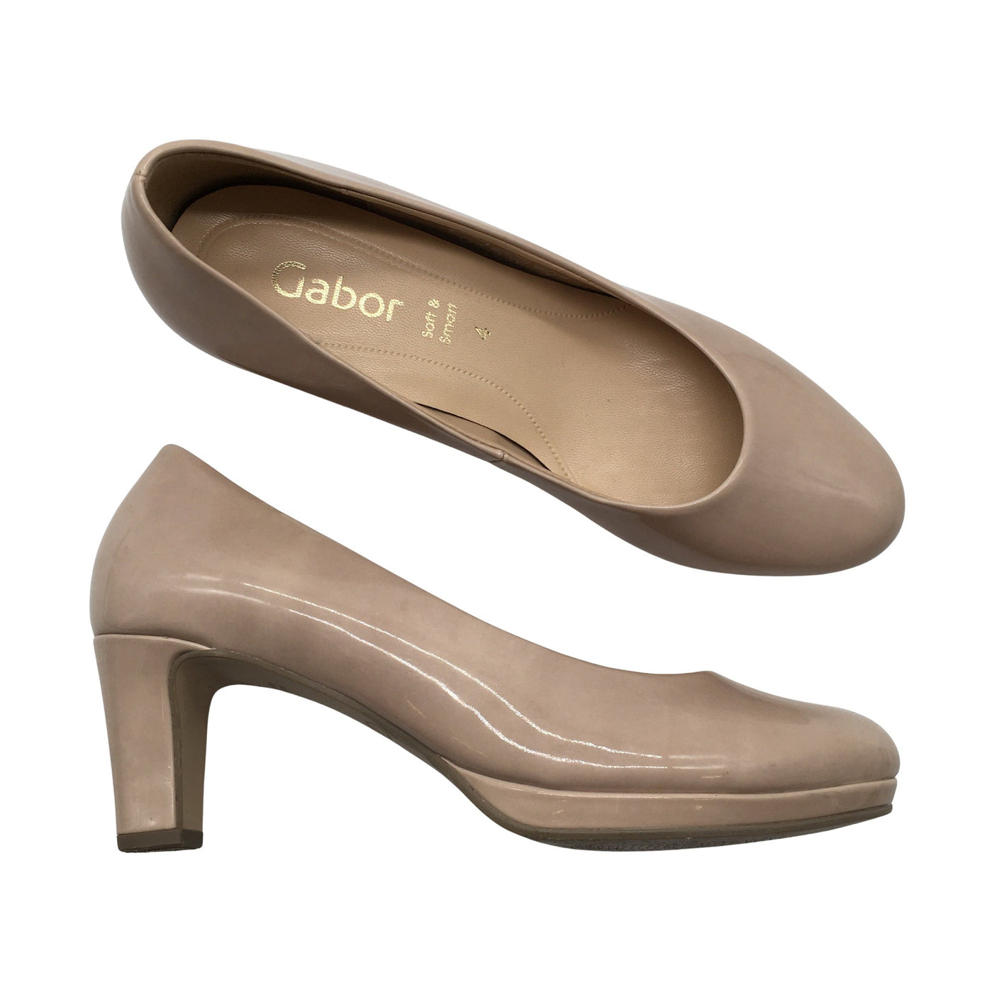 Naisten Gabor - Korkokengät, koko 37 - Beige (1)