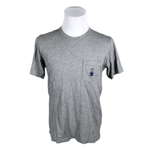 Miesten Uniqlo - T-paita, koko M - Harmaa (1)
