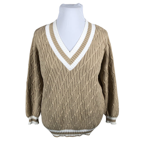 Naisten Classic Woman - Neulepaita, koko 46 - Beige ()