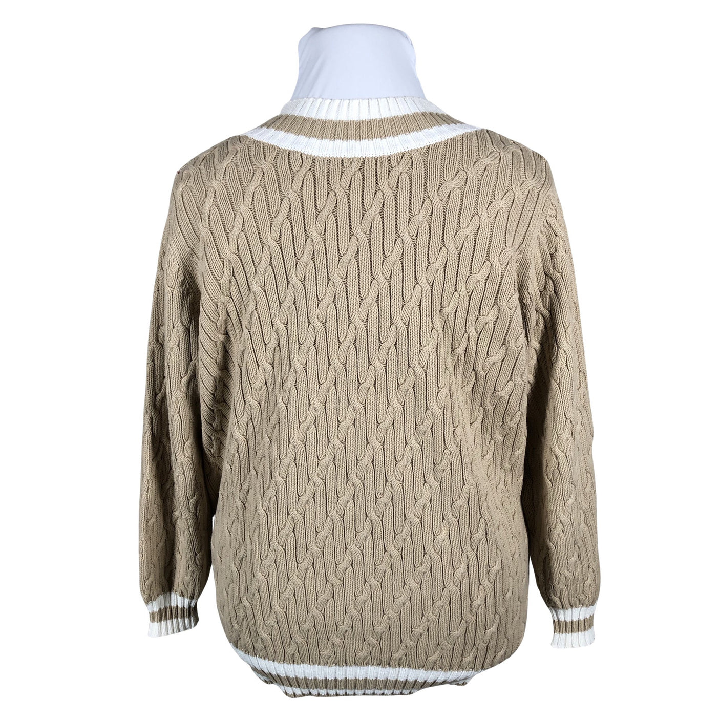 Naisten Classic Woman - Neulepaita, koko 46 - Beige (2)